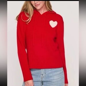 NWOT The Cashmere Project Heart pullover Hoodie